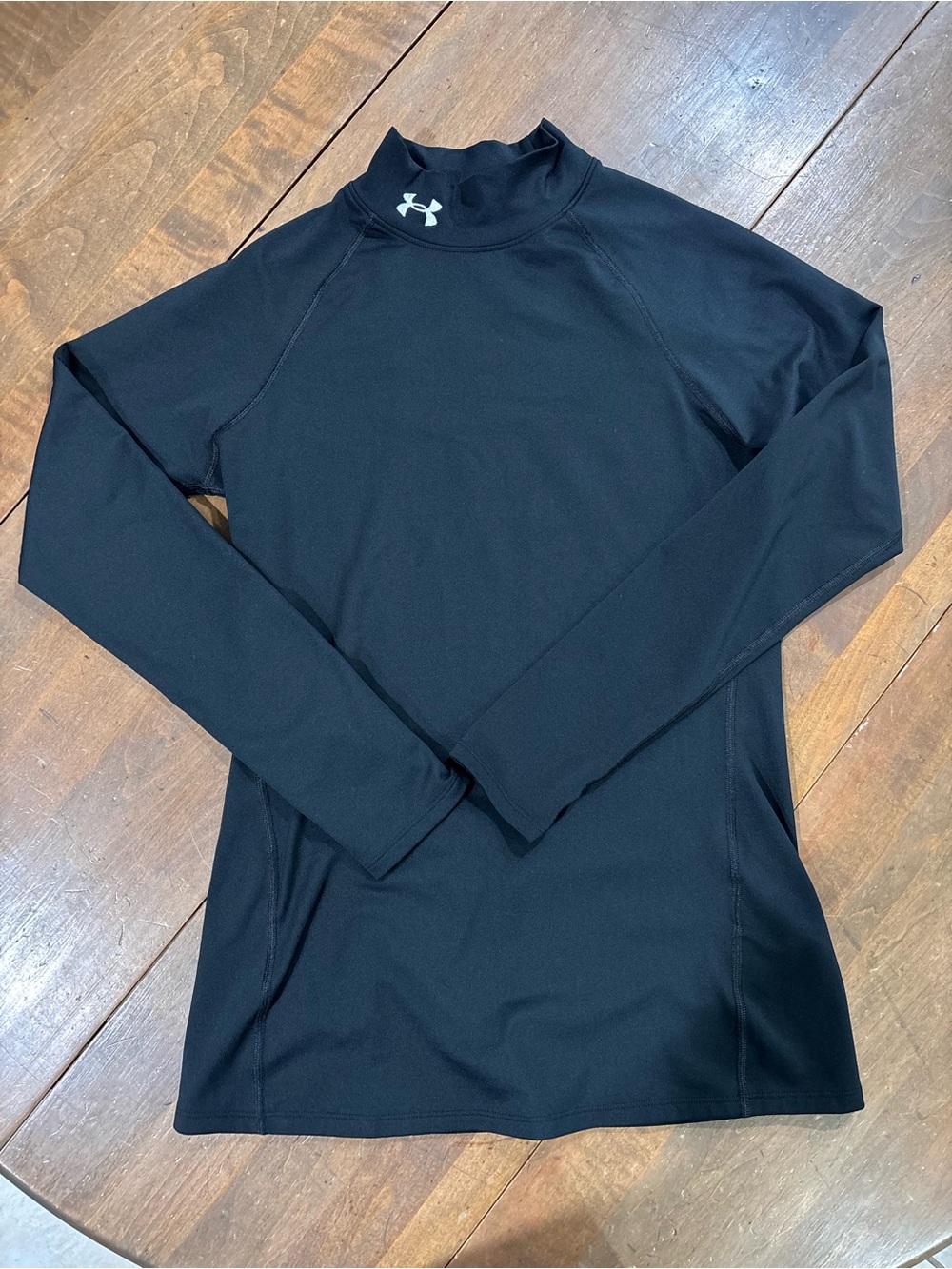 Black Under Armour ColdGear Mock Long Sleeve Size M